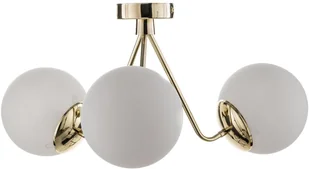 Euluna Lampa sufitowa Tuse 3-punktowa, mosiądz - Lampy sufitowe - miniaturka - grafika 4