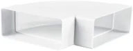Rury i kanały wentylacyjne - Vents Group Kolanko poziome 204 mm x 60 mm 90 st. - miniaturka - grafika 1