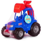 Samochody i pojazdy dla dzieci - POLESIE Traktor Koparka 36cm W Siatce 84736 Wadp 469886 - miniaturka - grafika 1
