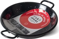 Patelnie - NoName Patelnia patelnia do paelli 12 cm stal nierdzewna/czarny wosk pszczeli twm_592635 - miniaturka - grafika 1