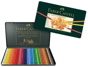 Faber-Castell Kredki Polychromos Faber-Castell metalowe opakowanie 36 szt 110036 - Przybory szkolne - miniaturka - grafika 3