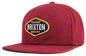 Czapki damskie - Brixton czapka męska Oakland Burgundy - miniaturka - grafika 1
