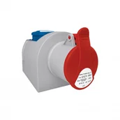 Osprzęt siłowy - Doktorvolt Gniazdo natynkowe siłowe 16A/5P + 230V/16A IZVZ-S 1653 DV 6352 IZVZ-S 1653 DV - miniaturka - grafika 1