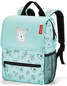 Plecaki - Reisenthel reisenthel Plecak dziecięcy Backpack Kids 21 x 28 x 12 cm/5 l, Cats And Dogs Mint (wielokolorowa) - IE4062 IE4062 - miniaturka - grafika 1