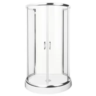 Kabiny prysznicowe - Novoterm Kabina prysznicowa przyścienna z brodzikiem Vibe Vibe - miniaturka - grafika 1