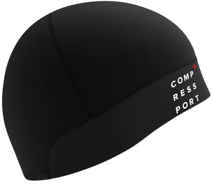 Compressport Czapka biegowa HURRICANE BEANIE czarna - Czapki i chusty sportowe męskie - miniaturka - grafika 2