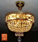 Lampy sufitowe - Elita bohemia Plafon kryształowy na 3 żarówek - Bohemia L 740/3/05 - miniaturka - grafika 1