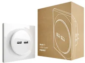 Systemy inteligentnych domów - Fibaro Gniazdo Walli N USB Outlet FGWU-021 FGWU-021 - miniaturka - grafika 1