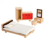 Zabawki AGD - Plan Toys Sypialnia PLTO-7349 - miniaturka - grafika 1