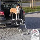 Sprzęt podróżny i transportery dla psów - TRIXIE TRIXIE Składane schody dla psa Petwalk - miniaturka - grafika 1
