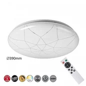 Lampy sufitowe - Rabalux Damien LED 24W Sterowany aplikacją Ściemnialny Plafon z pilotem 5540 5540 - miniaturka - grafika 1