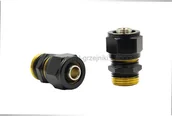 Akcesoria grzewcze - Varioterm Złączka zaciskowa GZ x 1/2 - czarny mat Pex - alu-pex R187MX048-24 - miniaturka - grafika 1