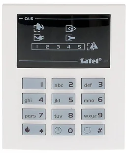 SATEL Komplet: płyta główna CA-5 P + manip. CA-5 KLED-S (bez obudowy) CA-5 KPL-L - Alarmy - miniaturka - grafika 9