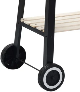 vidaXL Stojak z kołami na grill węglowy - Grille - miniaturka - grafika 4