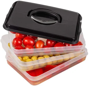 Vilde Pojemnik organizer na wędliny sery 3-poziomowy do lodówki 122617 - Pojemniki kuchenne - miniaturka - grafika 5