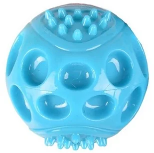 Flamingo Wido TPR Piłka niebieska 7cm [519495] - Zabawki dla psów - miniaturka - grafika 4