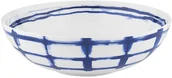 Talerze - Nuova Cer R2S Talerz na zupę krata R2S Indigo 1711 INDI - miniaturka - grafika 1