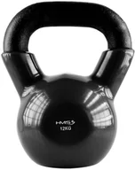 Kettlebell - HMS Hantla winylowa żeliwna kettlebell czarna 12 kg - 27492-uniw - miniaturka - grafika 1