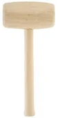 Młotki - Topex młotek drew.okrągły 70mm 02A057 - miniaturka - grafika 1