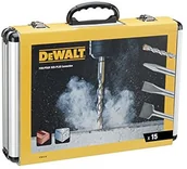 Wiertła - DeWalt Zestaw dłut i wierteł SDS-Plus DT9679 15szt. DT9679-QZ - miniaturka - grafika 1