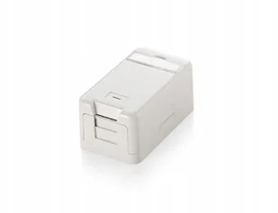 Equip Gniazdo nadtynkowe 1 portowe Keystone 125121 - Wtyczki i adaptery - miniaturka - grafika 2