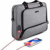 Torby na laptopy - Urban Factory Urban Factory MTE14UF Mixee Toploading etui do laptopów do 14,1" - szary MTE14UF - miniaturka - grafika 1