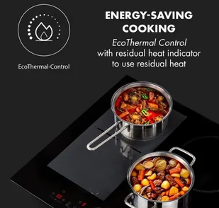 Płyta elektryczna do zabudowy Klarstein Delicatessa 60 Hybrid - Płyty elektryczne do zabudowy - miniaturka - grafika 6