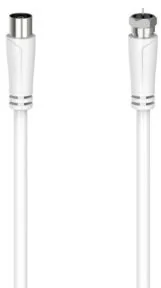 Hama Przewód antenowy Wtyk F Gniazdo antenowe 205061 1.5m - Akcesoria TV-SAT - miniaturka - grafika 2