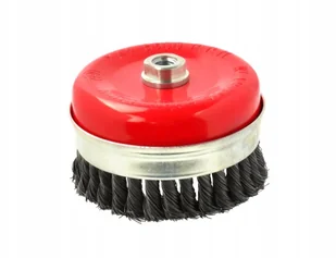 Szczotka Druciana Czołowa Drut Skręcany 125mm M14 - Materiały ścierne - miniaturka - grafika 3