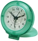 Zegary - Atrix Budzik kwarcowy z klapką #8024GRN 8024GRN - miniaturka - grafika 1