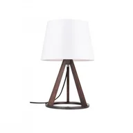 Lampy stojące - Spotlight Premium Collection Lampa stołowa Konan 6511976 SPOTLight Premium Collection biała oprawa z drewna bukowego 6511976 - miniaturka - grafika 1
