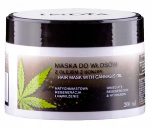 INDIA Cosmetics Zestaw NATURALNYCH kosmetyków konopnych z SZAMPONEM i MASKĄ - Zestawy kosmetyków damskich INDIA Cosmetics Zestaw NATURALNYCH kosmetyków konopnych z SZAMPONEM i MASKĄ - Zestawy kosmetyków damskich - miniaturka - grafika 4