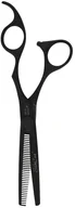 Nożyczki fryzjerskie - Olivia Garden Degażówki Do Cieniowania Czarne - miniaturka - grafika 1