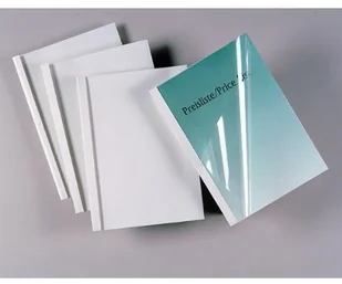 GBC IB370021 Okładki do bindowania termicznego Standard Biały IB370021 - Okładki do laminatorów i bindownic - miniaturka - grafika 2