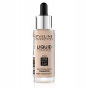 Podkłady do twarzy - Eveline Liquid Control Hd 010 Light Beige Podkład - miniaturka - grafika 1