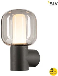 Spotline SLV OVALISK WL zewnętrzna oprawa ścienna LED kolor antracytowy przełącznik CCT 3000/4000 K 1004678 - Lampy ogrodowe - miniaturka - grafika 3