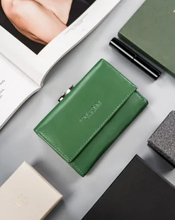 Cavaldi 4U Portfel damski ze skóry naturalnej z portmonetką na bigiel, RFID - Portfele - miniaturka - grafika 2