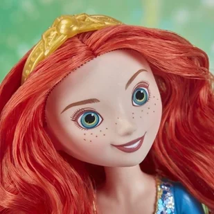 Hasbro Disney Princess Lalka Brokatowa - Merida Waleczna E4164 E4022 - Lalki dla dziewczynek - miniaturka - grafika 4