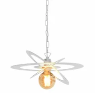 Lampy sufitowe - Helam Żyrandol na łańcuchu STAR 1xE27/60W/230V biały - miniaturka - grafika 1
