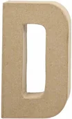 Pozostałe akcesoria dla plastyków - Creativ Company AS Creativ Company, duża litera "D", Papier Mache, 20,5 cm - miniaturka - grafika 1