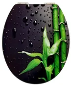 Deski sedesowe - Cornat KSDSC304 Art of Acryl deska toaletowa, powierzchnia akrylowa o wysokim połysku, drewniany środek, czarna KSDSC304 - miniaturka - grafika 1