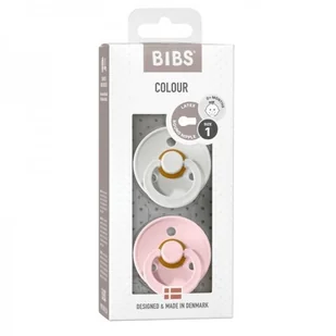 BIBS Smoczki uspokajające 2-Pack kauczuk Hevea Haze/Blossom S Bibs SM 2-PA S HA/BL BIBS - Gryzaki dla dzieci - miniaturka - grafika 2