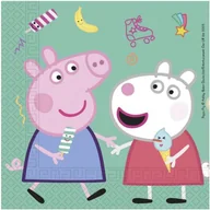Urodziny dziecka - Procos Serwetki "Świnka Peppa" PROCOS 33 cm 20 szt 91034 - miniaturka - grafika 1