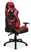 Fotele gamingowe - SIGNAL Fotel obrotowy gamingowy SUPRA CZARNY/CZERWONY - miniaturka - grafika 1