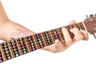 Gadget Master Naklejki do nauki gry na gitarze - Gadżety dla niej i dla niego - miniaturka - grafika 5