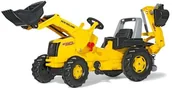 Jeździki dla dzieci - Rolly Toys Traktor Junior New Holland Construction 813117 - miniaturka - grafika 1