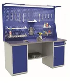 Stoły warsztatowe - Valberg Stół warsztatowy WT180.WD1/WD2.021 WT180.WD1/WD2.021 - miniaturka - grafika 1