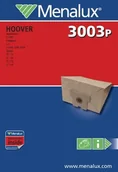 Worki do odkurzaczy - Menalux 3003 P, 5 worków do odkurzacza, papier, pasuje do Hoover 900196189 - miniaturka - grafika 1