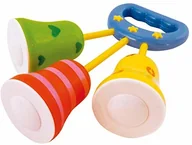 Grzechotki dla dzieci - Bieco grzechotka dla niemowląt | grzechotka dla chłopców i dziewczynek | kolorowe dzwoneczki | instrumenty muzyczne dla dzieci | urządzenie do grzechotania w kształcie dzwonka | grzechotka z uchwytem - miniaturka - grafika 1