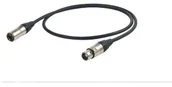 Kable - Proel ESO210LU3 esot Eric przewód audio (3-biegunowy XLRM na 3-biegunowe XLRF, Neutrik wtyk, 3 m, NC3FXX-hpc210 NC3MXX) Czarny Proel ESO210LU3 - miniaturka - grafika 1
